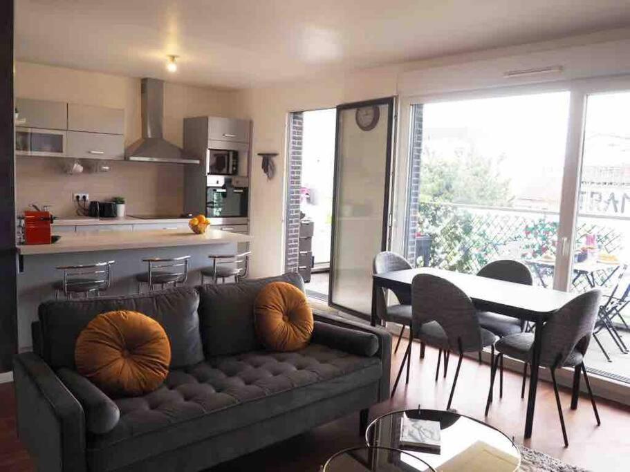 Appartement 80M2, Terrasse Sud, Metro 7 Direction Louvre A 8Minutes, Parking Sous-Sol, Proche Paris-Bercy إيفري سور سين المظهر الخارجي الصورة